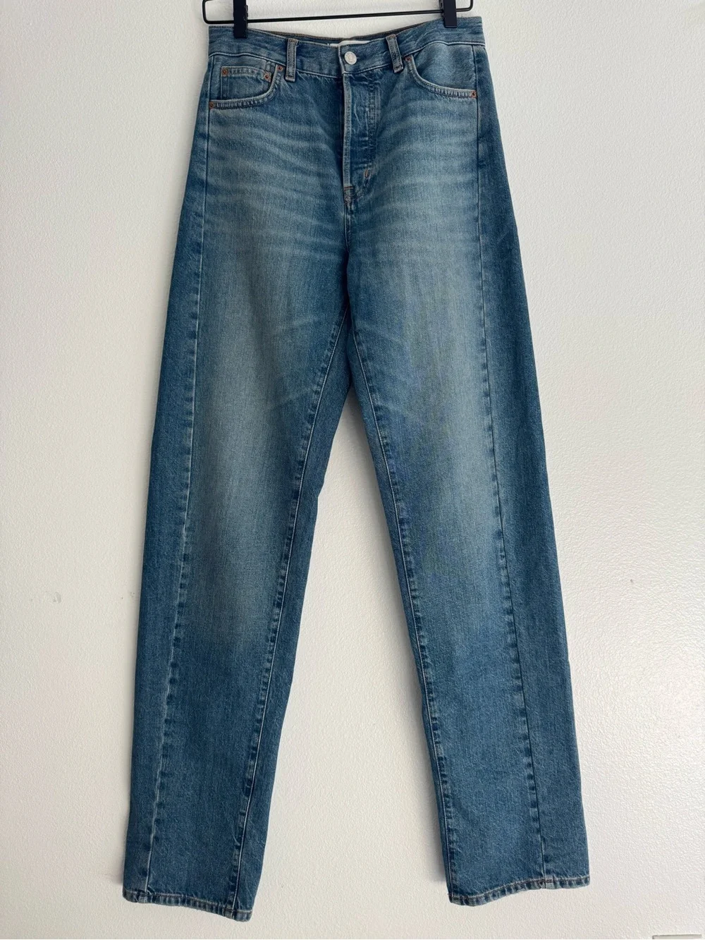 MADEWELL pieced barrel-leg Jean size 25Tall